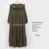 LIVI-010 LIVI Midi Dress Crinkle Airflow